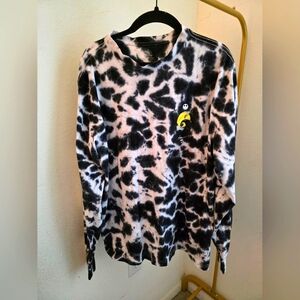 Disney Tie Dye Jack And Sally Long Sleeve Shirt‎ Size Small